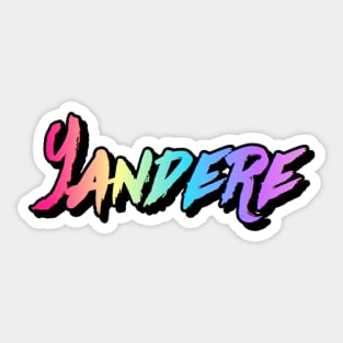 Rainbow Yandere Sticker